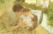 Mary Cassatt Susan Comforting the Baby oil painting reproduction